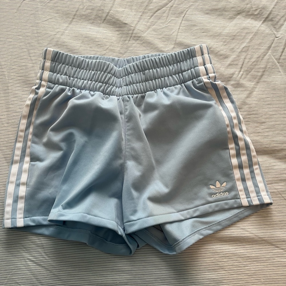 Adidas Women's Sky Blue Athletic Shorts